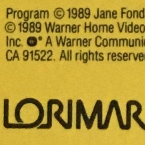 Jane Fonda VHS Complete Workout 1989 Collector - Picture 2 of 6